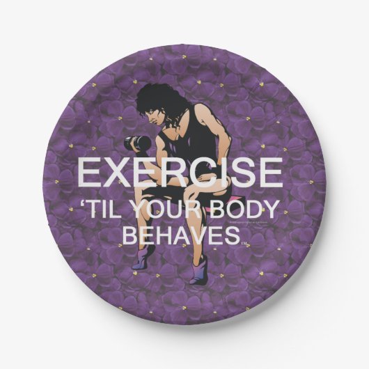 上の体はします ペーパープレート (正面)