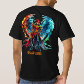上の切り身、アニメ Tシャツ (裏面)