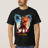 上の切り身、アニメ Tシャツ (正面)