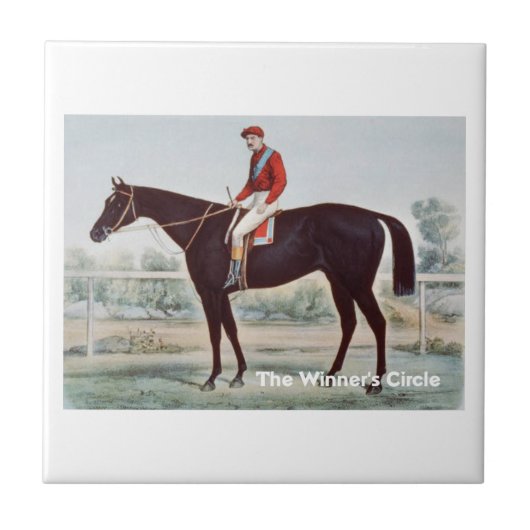 上の勝者の円 タイル (正面)