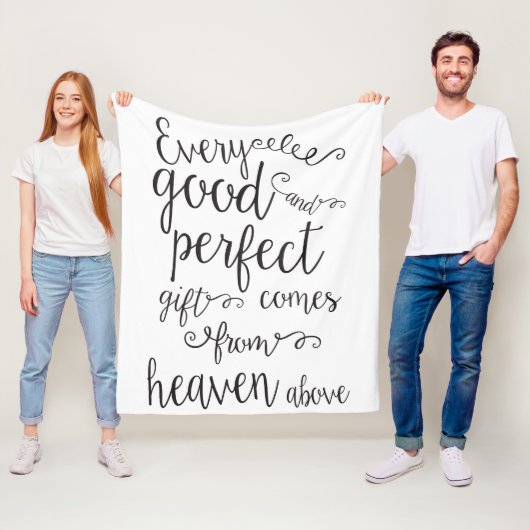 上の天国からの全ての良来い完璧なギフト フリースブランケット (インサイチュ)