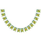 上の女性 バンティングフラッグ (全)