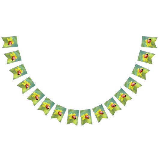 上の女性 バンティングフラッグ (全)