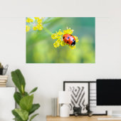 上の女性 ポスター (ホームオフィス)