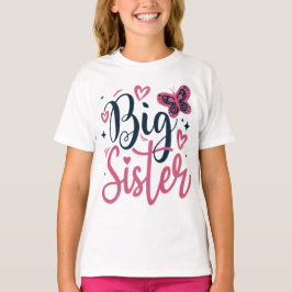 上の姉に昇格お姉ちゃんになった女の子用 Tシャツ