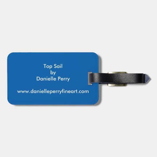 上の帆 ラゲッジタグ (裏面横)