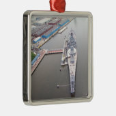 上の戦闘艦ニュージャージー メタルオーナメント (右)