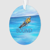 上の水上スキー オーナメント (正面)