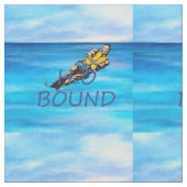 上の水上スキー ファブリック (クローズアップ)