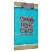 上の水泳のコーチ クリップボード (右)