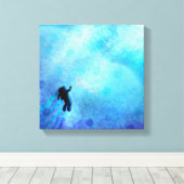 上の海- 鮮やか Canvas Print キャンバスプリント (インサイチュ (ウッドフロア))