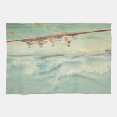 上の漕ぎ手 キッチンタオル (横)