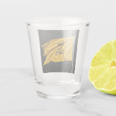 上の猫のショットグラス ショットグラス (裏面)