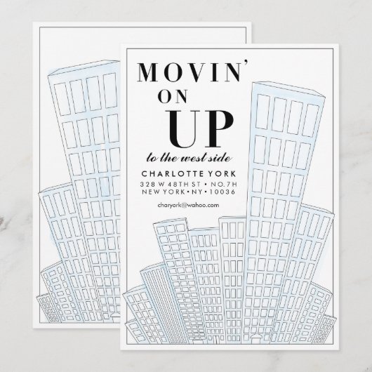 上の発表を進める 案内状 (正面/裏面)