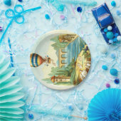 上の空気旅行 ペーパープレート (パーティー)