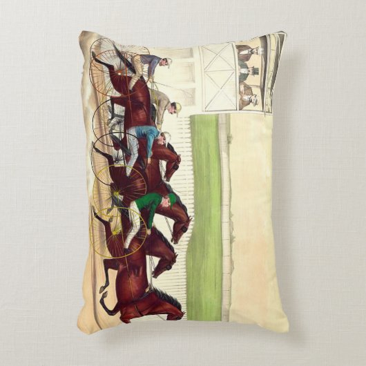 上の競馬は私の生命です アクセントクッション (正面(垂直))