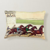 上の競馬は私の生命です アクセントクッション (裏面)