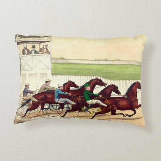 上の競馬は私の生命です アクセントクッション (裏面)