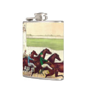 上の競馬は私の生命です フラスク (左)