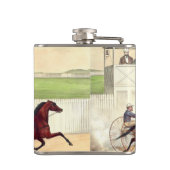 上の競馬は私の生命です フラスク (裏面)