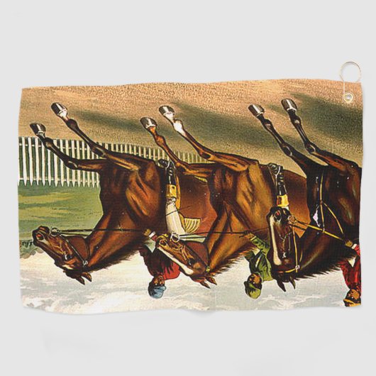 上の競馬 ゴルフタオル (横)
