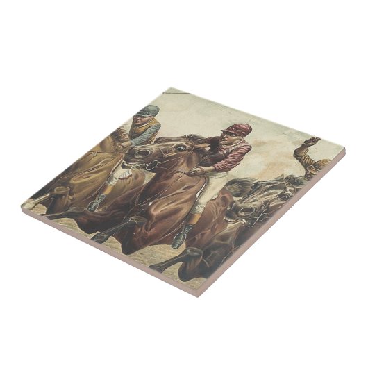 上の競馬 タイル (側面)