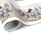 上の繋駕競走 ラッピングペーパー (ロールコーナー)