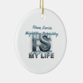 上の訓練は私の生命です セラミックオーナメント (右)