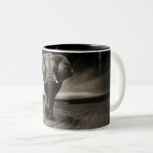 上の象走 ツートーンマグカップ (正面右)