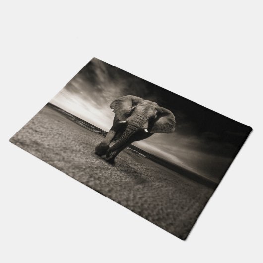 上の象走 ドアマット (アングル)