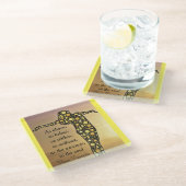 上の通り、コースターの下 ガラスコースター (アングル)