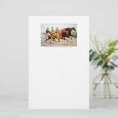 上の速歩馬 便箋 (スタンド正面)