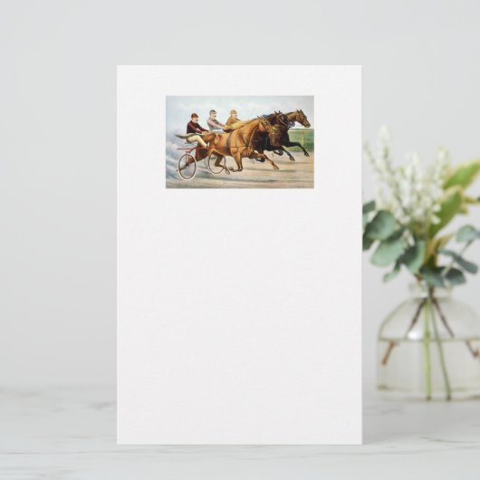 上の速歩馬 便箋 (スタンド正面)