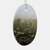 上の都市写真からのソウル セラミックオーナメント (右)