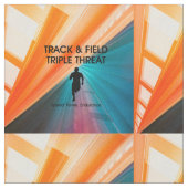 上の陸上競技の三倍 ファブリック (クローズアップ)