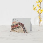 「上の」空白のなメッセージカードからの眺め カード (黄色い花)