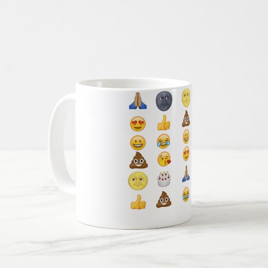 上のemojiのコレクションのマグ コーヒーマグカップ (正面左)