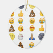 上のemojiのコレクション セラミックオーナメント (左)