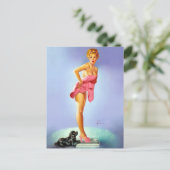 上はかりで測に ポストカード (スタンド正面)