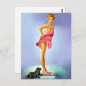 上はかりで測に ポストカード (正面/裏面)