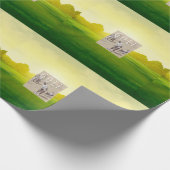 上はゴルフをつなぎます ラッピングペーパー (角)