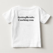 上への得rgb、および向こう、ビジネスコーチ ベビーTシャツ (裏面)