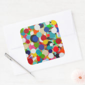 上へ上げ遠くにる スクエアシール (封筒)