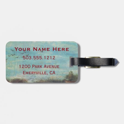 上へ遠くに& ラゲッジタグ (裏面横)