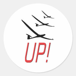 上へ!滑空機 ラウンドシール