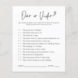 上または下 |ブライダルシャワー