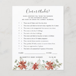 上または下 |赤ちゃんシャワーゲーム