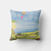 上りおよび遠くにの上 クッション (裏面)