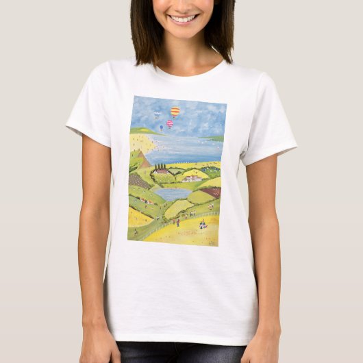 上りおよび遠くにの上 Tシャツ (正面)