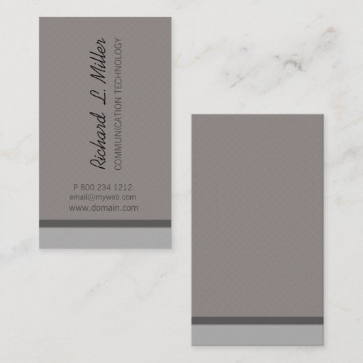 上りのタイプ最小主義の中立企業のな技術の上 名刺 (正面/裏面)